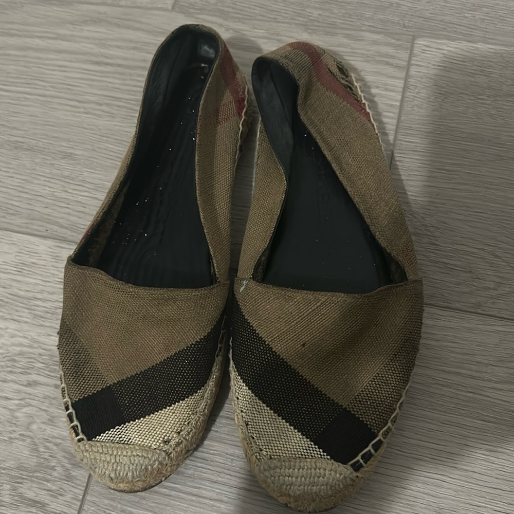 Burberry espadrilles in need of some TLC